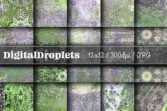 Boho Geom Papers Vol. 119: A Designer's Textured Toolkit