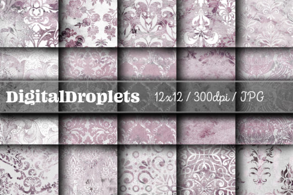 Bubble Gum Damask Vol. 12: Vintage Charm Meets Subtle Sparkle