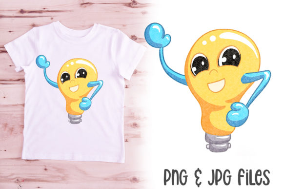 Cartoon Lightbulb Bulb Logo Mascot: Your Idea's Visual Spark