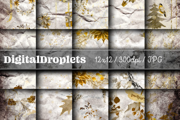 Christmas on Parchment Vol. 15: A Gothic & Grungy Paper Set