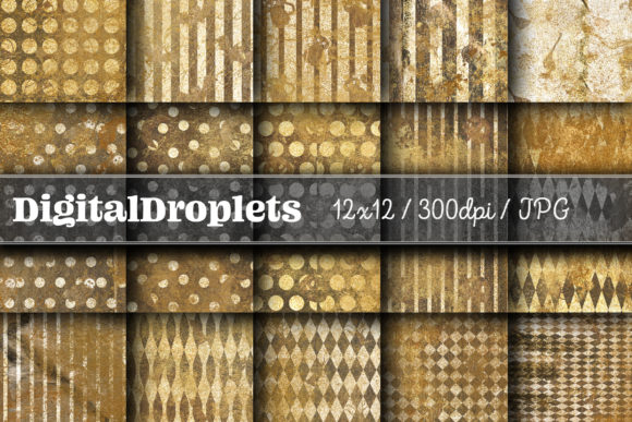 Gilded Halloween Papers Vol. 9: Gothic Texture for Your Projects