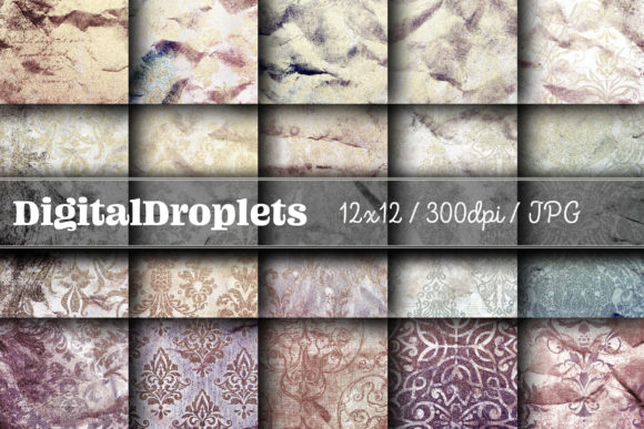 Golden Damask Dust Vol. 1: Vintage Textures for Modern Projects
