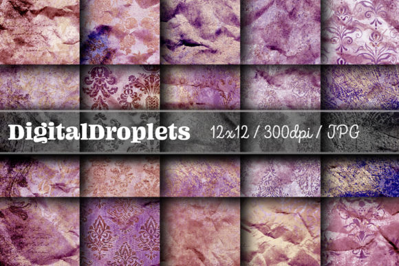 Golden Damask Dust Vol. 26: Vintage Texture for Modern Design