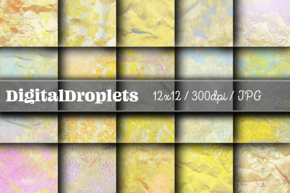 Golden Damask Dust Vol. 29: Vintage Elegance for Modern Projects