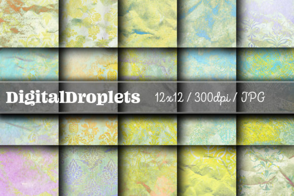 Golden Damask Dust Vol. 30 | Collection: Vintage Texture for Modern Projects