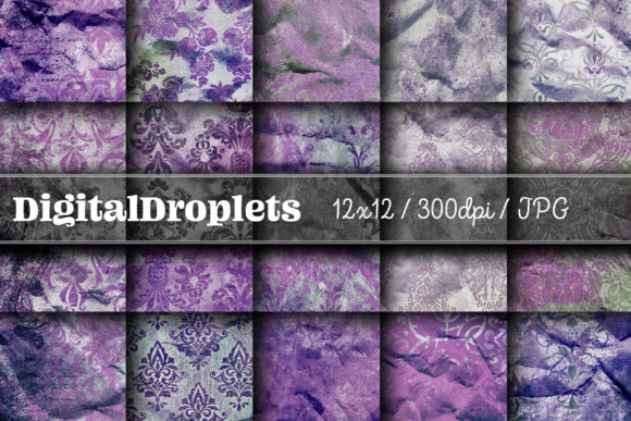 Golden Damask Dust Vol. 8: Vintage Paper Design
