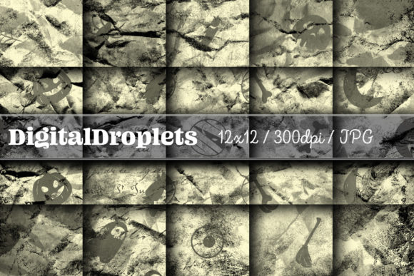 Halloween Goth Vol. 15: Grungy Vintage Paper Collection