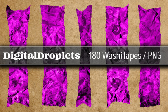 Halloween Goth Vol. 3 Washi Tape: Elevate Your Digital Scrapbooking