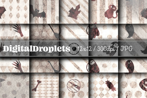 Halloween Papers Vol. 19: Gothic Texture for Your Designs