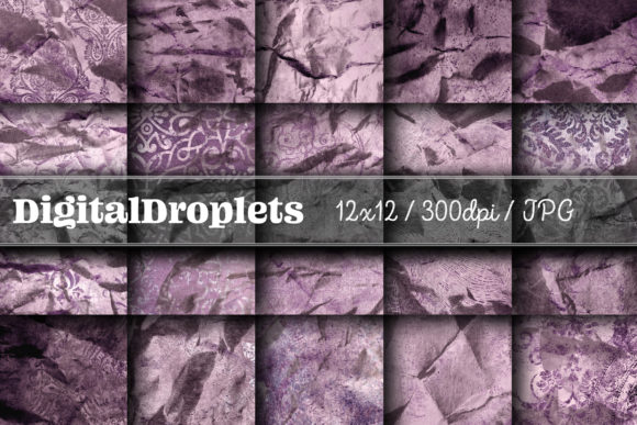 Olden Damask Paper Vol. 11: Vintage Textures for Modern Projects